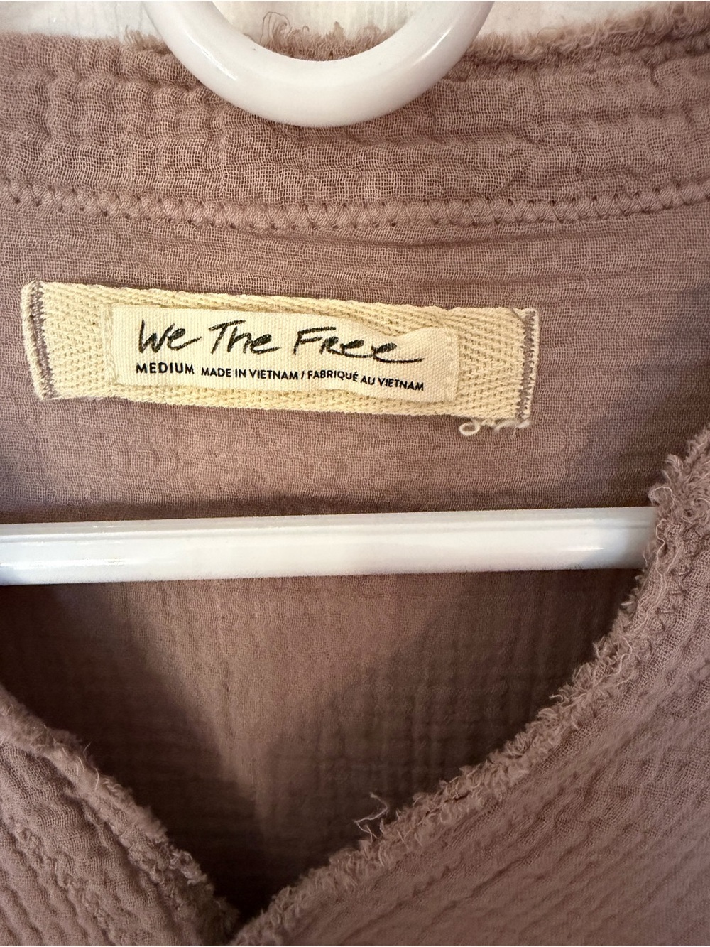 We The Free Summer Daydreamer Gauze Button-front Shacket in M - Picture 5 of 5
